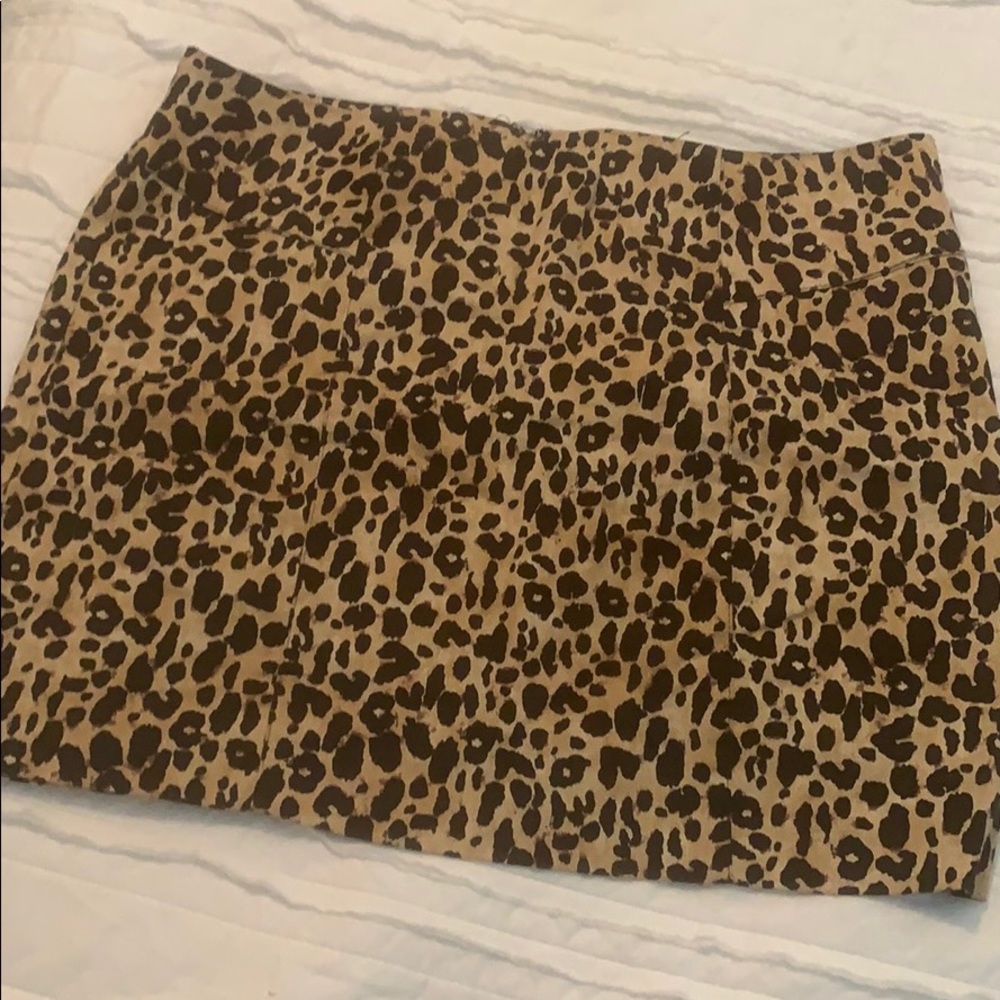 Cheetah forever 21 mini skirt